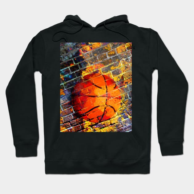 Basketball art print swoosh 105- basketball artwork Hoodie by takumipark